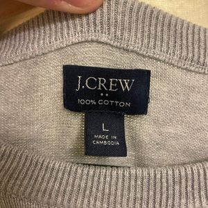 Men’s gray j crew sweater